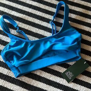 Wild fable Size XS aqua blue Swim suit top